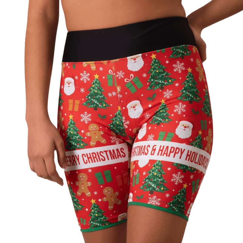 Cycling shorts female xmas