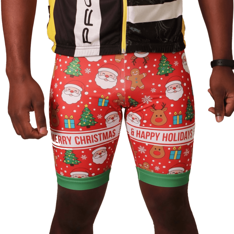 Cycling shorts male xmas